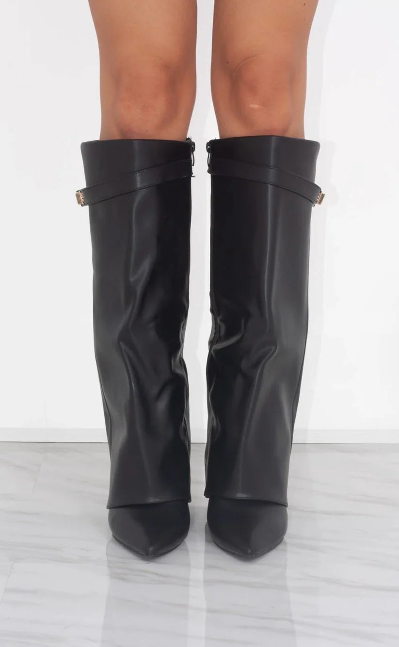 Leather Black Boots