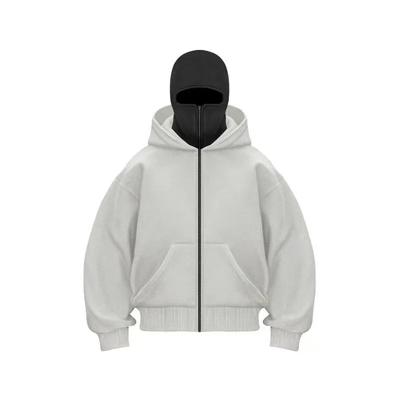 Bluza z kapturem zapinana na zamek