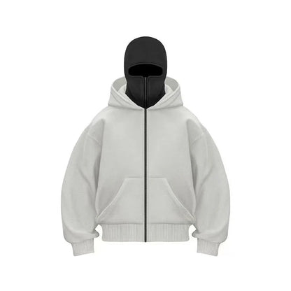 Bluza z kapturem zapinana na zamek