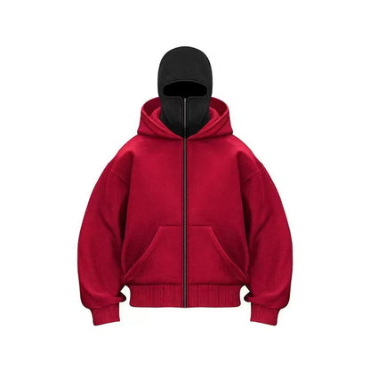 Bluza z kapturem zapinana na zamek