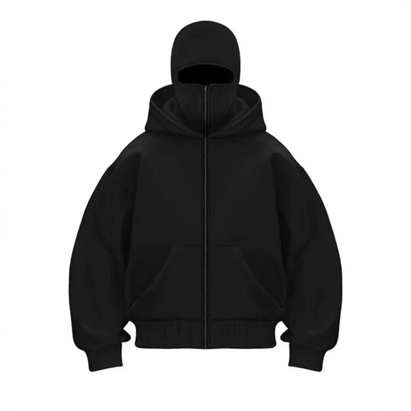 Bluza z kapturem zapinana na zamek
