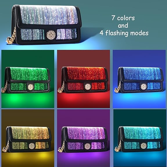 Glitter Glow Evening Crossbody