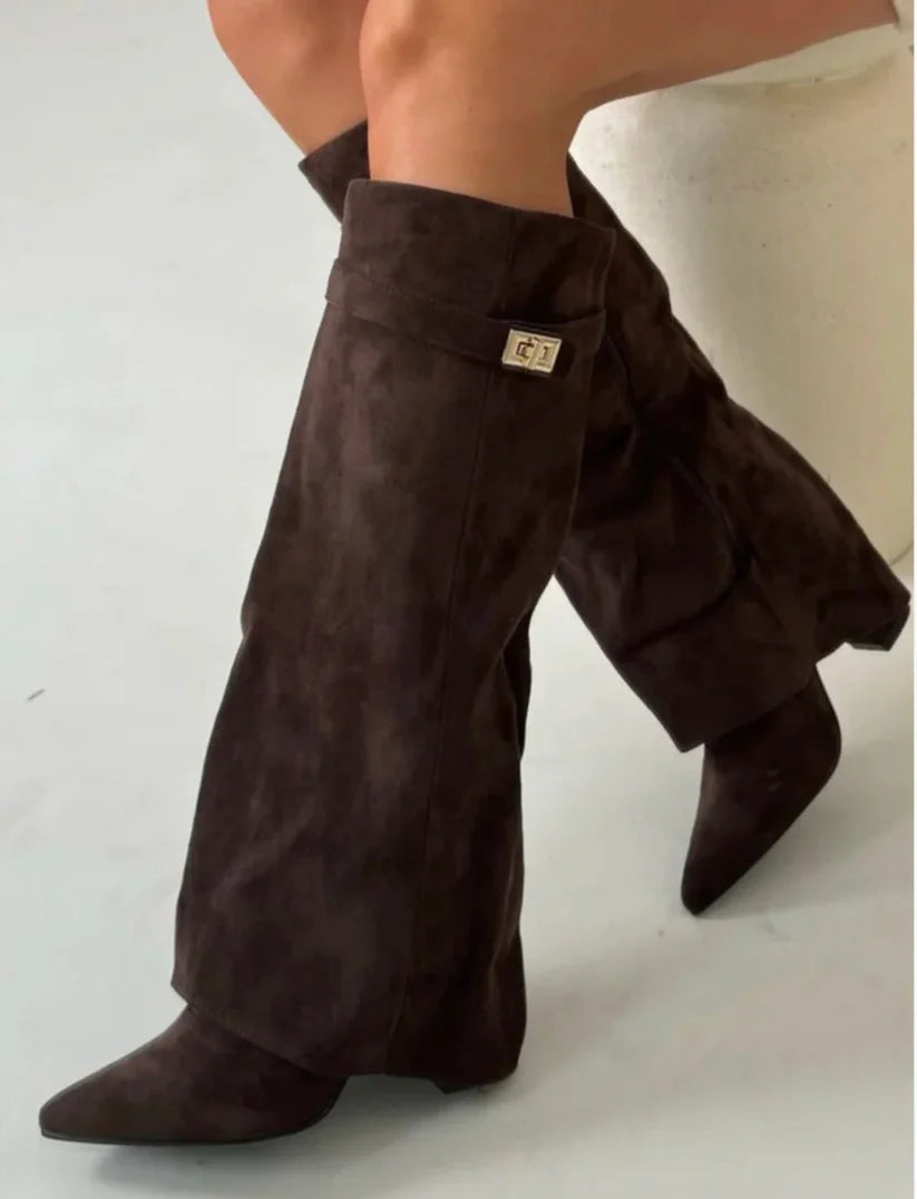 Suede Brown Boots