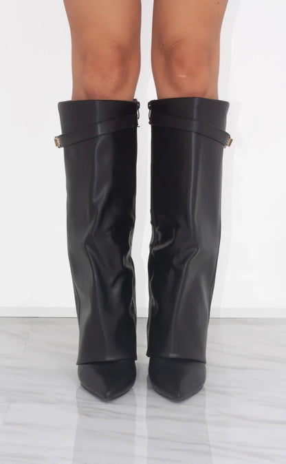 Leather Black Boots