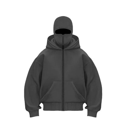 Bluza z kapturem zapinana na zamek